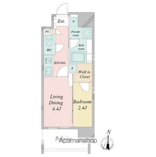 シーズンフラッツ矢場【6階】の間取り