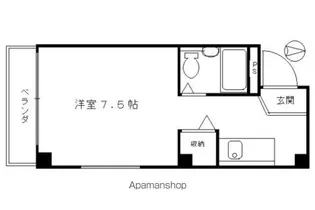 岡崎ビル【502号室】の間取り