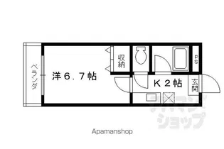 カームハウス【103号室】の間取り