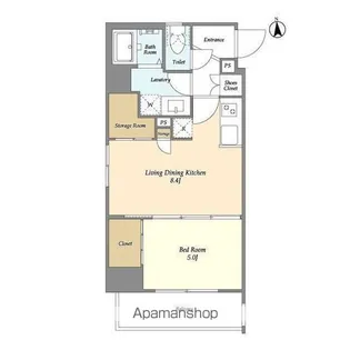 リヴィコート下落合【5階】の間取り