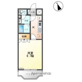 PARK HILLS【2階】の間取り