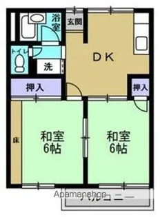 ドミール花園【201号室】の間取り