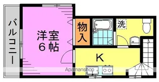 コーポマツモト【2階】の間取り