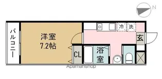 A・City港陽【4階】の間取り