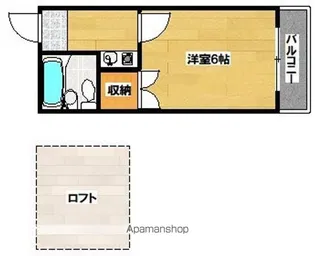 TMコーポ住吉【2階】の間取り
