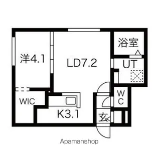 KANALOA(カナロア)【102号室】の間取り