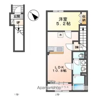 仮)リバーヒルズ春日町【2階】の間取り