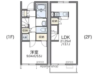 レオネクストニューストリーム【106号室】の間取り