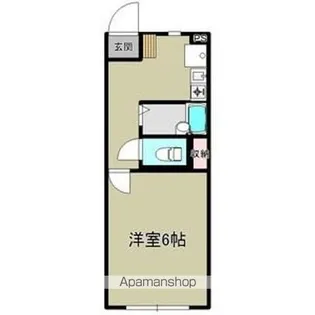 第3オオタビル【3階】の間取り