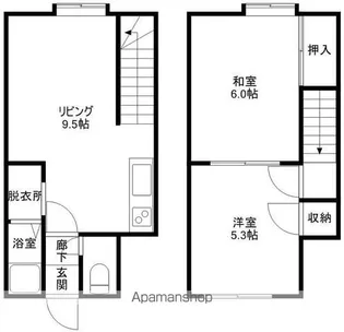 アーバンライフハウス【107号室】の間取り