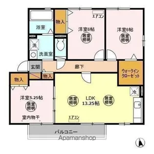 ベネツォーネ C【2階】の間取り