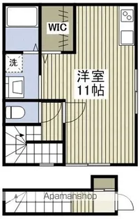 エスポワール【201号室】の間取り