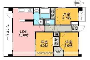 SEEDS PROSPER【1階】の間取り