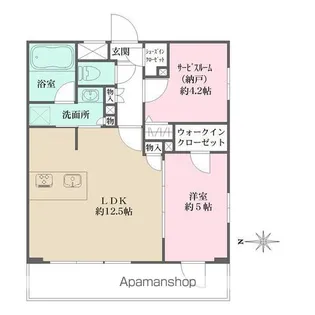 LA PERLA JIYUGAOKAⅡ【2階】の間取り