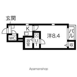 クレフラストひょうたん山【2階】の間取り