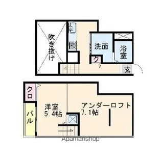 グレイスガーデン箱崎【2階】の間取り