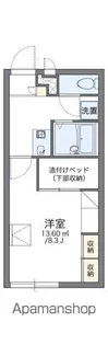 レオパレスリベルテ【207号室】の間取り