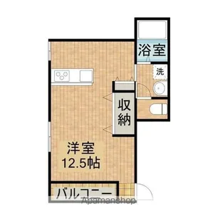 ラパン郡元【A102号室】の間取り