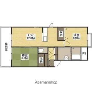 ヒルズ洋光台【1階】の間取り