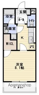 サンビレッヂIII【1階】の間取り