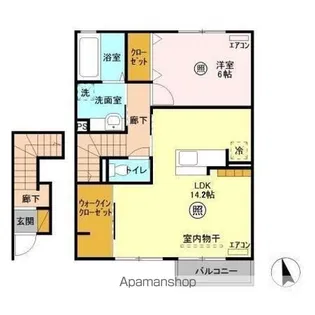 清流の杜 桜【2階】の間取り