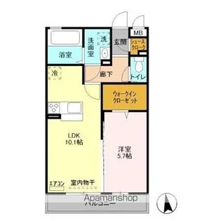 エクセルトーワⅡ【3階】の間取り