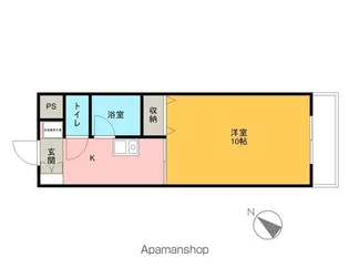 モンシャトー【1階】の間取り