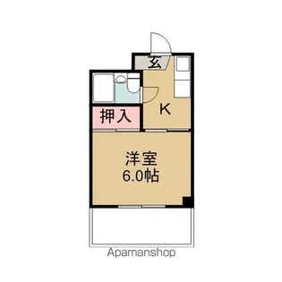 鹿島屋ビル【3階】の間取り
