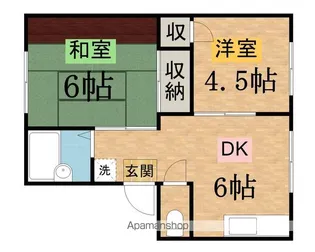 ホワイトポピンズ【2階】の間取り