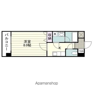 折田ビル(南郡元町)【403号室】の間取り
