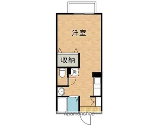 シャロンB【206号室】の間取り