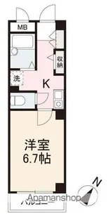 フィネス楠上【2階】の間取り