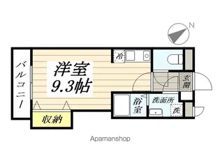ツーハウゼ鹿嶋【101号室】の間取り
