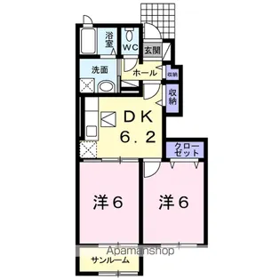 ハーモニックⅠ【1階】の間取り