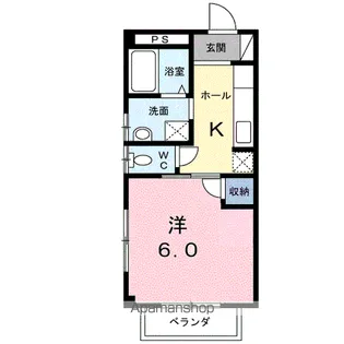 コーポみなみ2【1階】の間取り