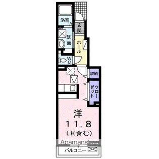 アン・ソレアード C【1階】の間取り