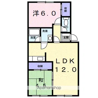 プラドール石山【2階】の間取り