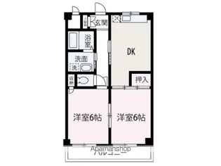 パルテール和光【208号室】の間取り