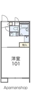 レオパレス花見ヶ浜【2階】の間取り