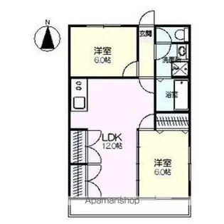 第2エトワール【4階】の間取り