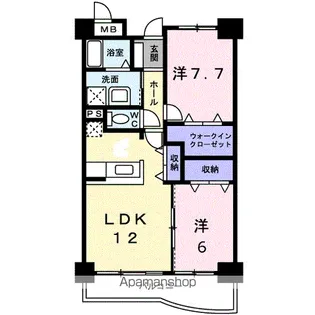 ラフレシールA【3階】の間取り