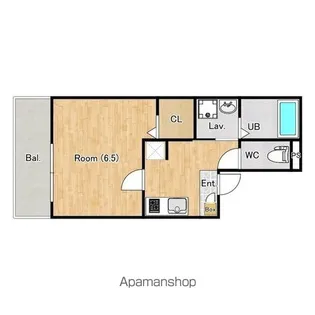 ジーメゾン福生牛浜リント【1階】の間取り