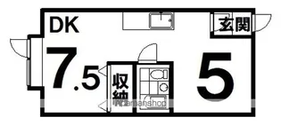 キャンパスONOーA【1階】の間取り