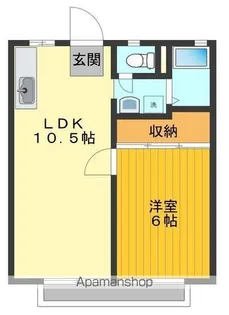 サニーハイツ岸野【203号室号室】の間取り