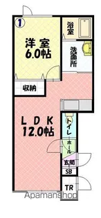ユーハイツ動物園通【2階】の間取り