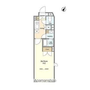 東京都渋谷区笹塚3丁目【マンション】の間取り