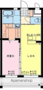 ヒカオオリエントマンション南館【1階】の間取り