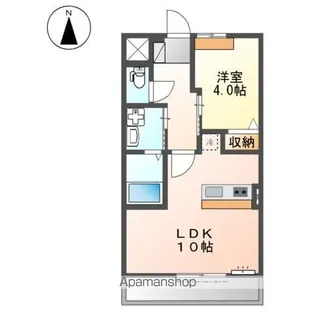 LAVITA【202号室】の間取り