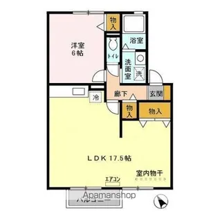 グランパール【1階】の間取り