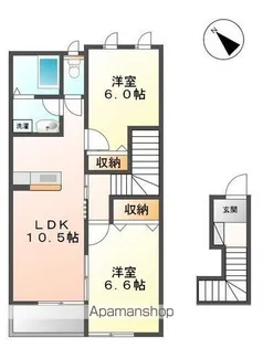 ウィング【2階】の間取り